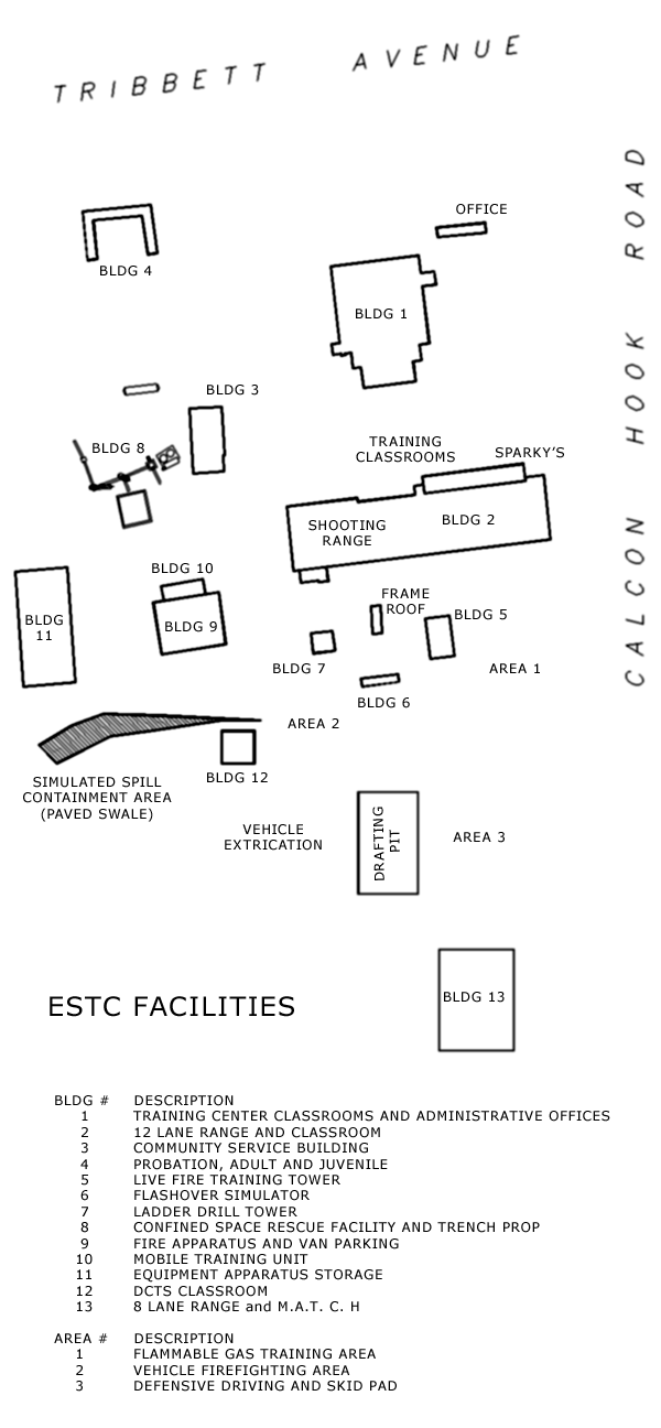 ESTC facilities map